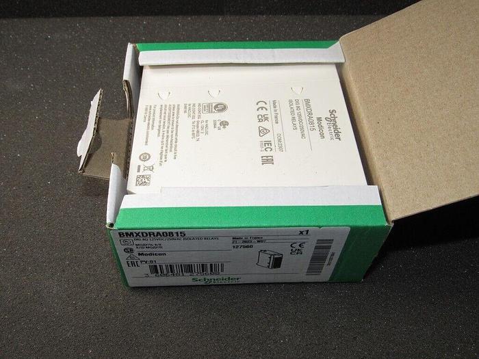 Used SCHNEIDER ELECTRIC  BMXDRA0815 discrete module X80 - 8 NO Type A 125 V DC/250 V A