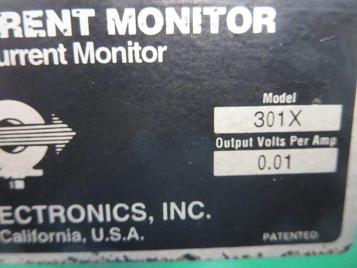 Used Pearson Electronics 301X Current Monitor Wideband 50 Ohm Mounted