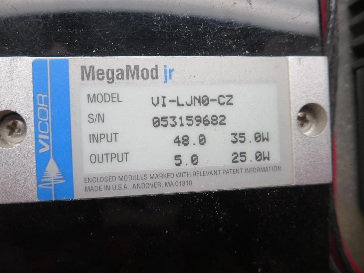 Used Vicor VI-LU4-CU-CC "FlatPac" Pwr Supply W/6 "MegaMod jr" Modules See Description