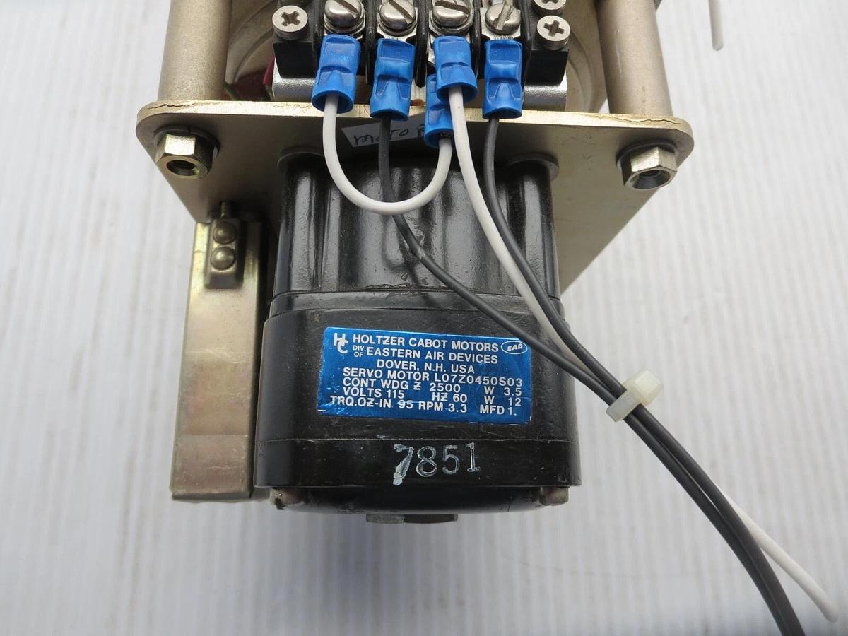 Used General Radio Co. & Holtzer Cabot Motors M5 Variac 3PH 120V 6A Motor Driven