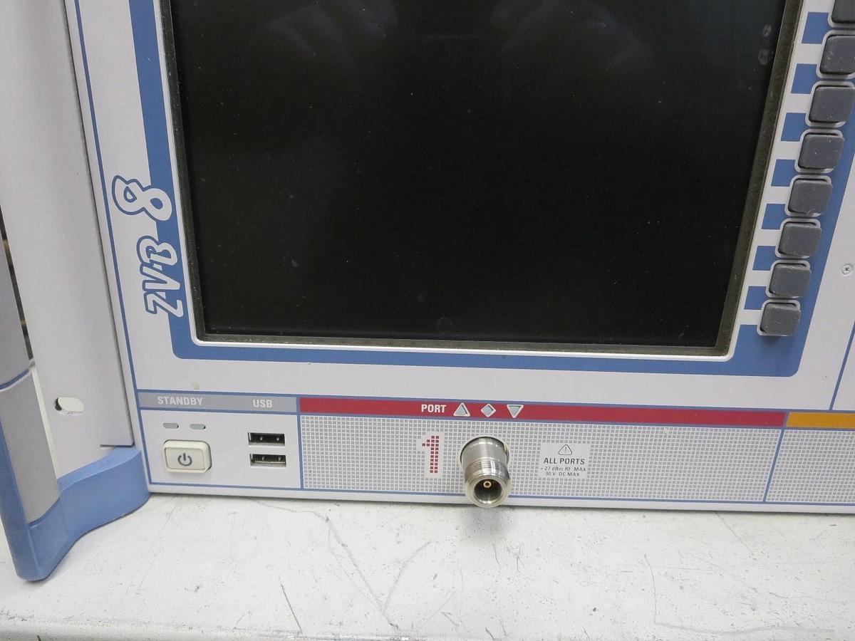 Used Rohde & Schwarz ZVB 8 Vector Network Analyzer 300 KHz - 8 GHz 2 Port