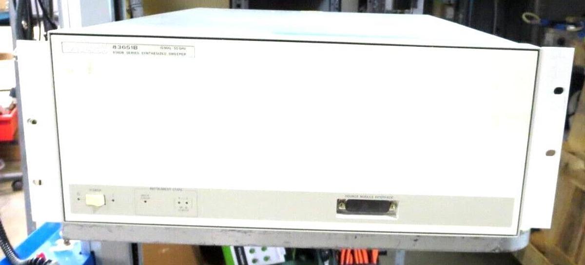 Used H-P 83651B Synthesized Sweeper 10MHZ-50GHz OPT 1BP