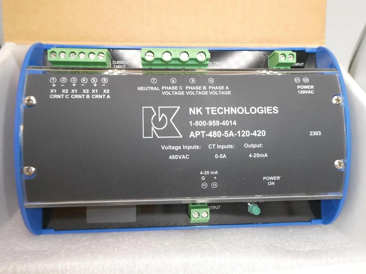 Used NK Technologies APT-480-5A-120-420 Active Power Transducer