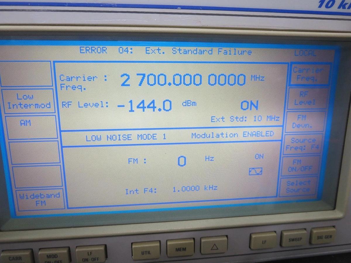 Used IFR 2041 Signal Generator Low Noise 10 KHz - 2.7 GHz Powers On *Parts/Repair*