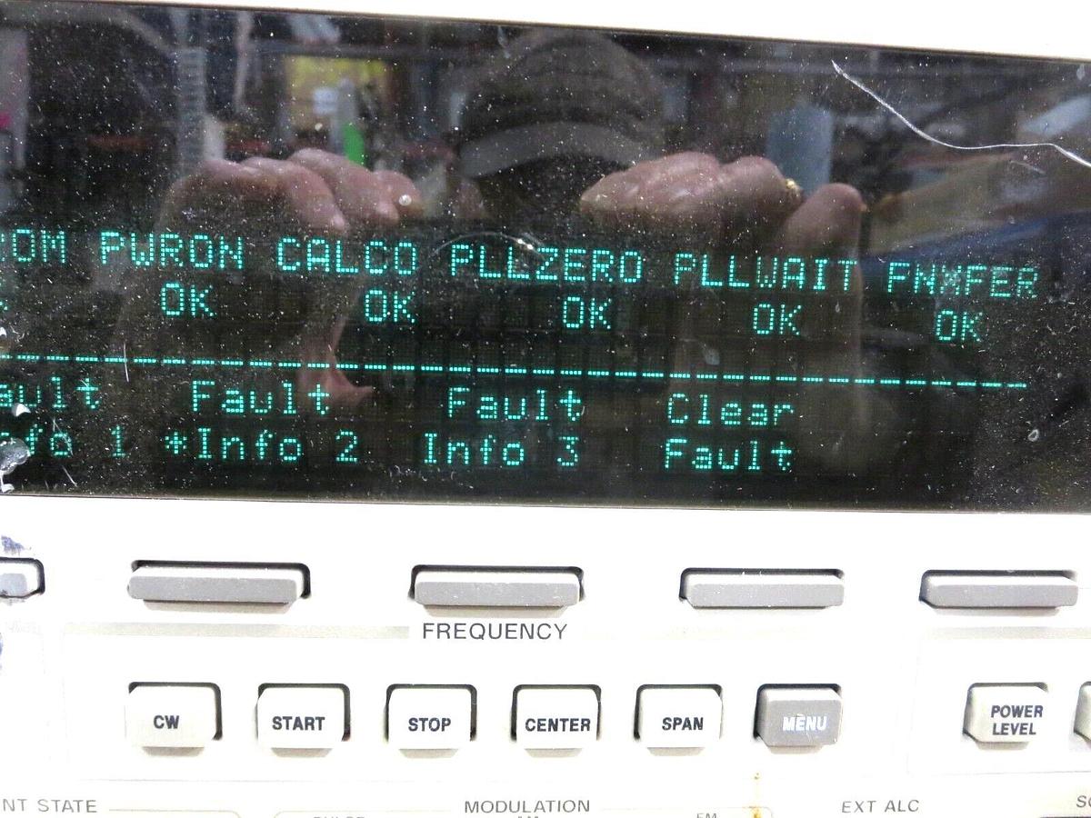 Used Hewlett Packard 83640A Synthesized Sweeper OPT 001 10MHZ-40GHZ See Descrip Used