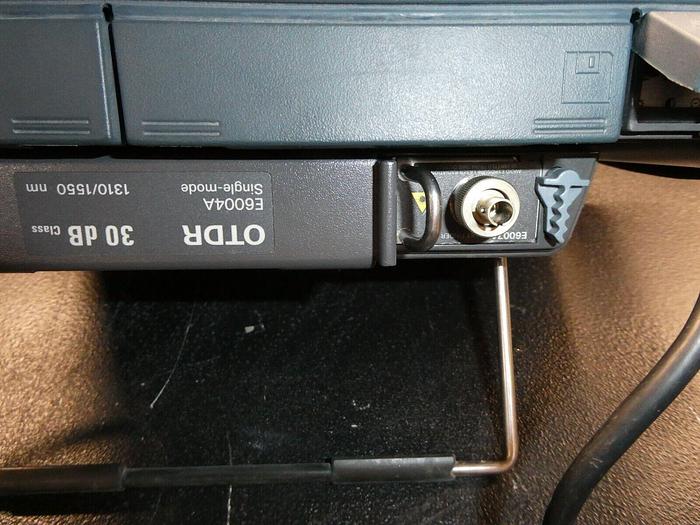 Used Agilent E6000C SM Fiber Mini OTDR w/ E6004A E6009A Connectors Cables, Carry Case