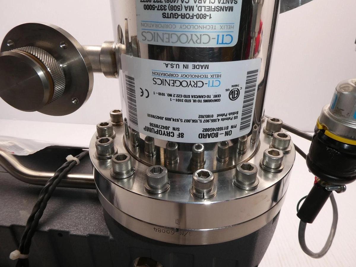Used CTI CRYOGENICS P/N 8116021G002R ON-BOARD 8F CRYOPUMP