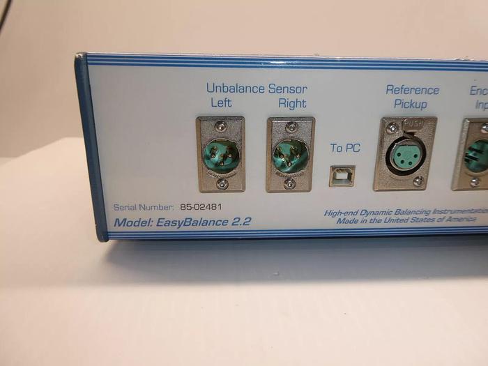 Used EasyBalance 2.2 2-Channel Balancing Instrumentation