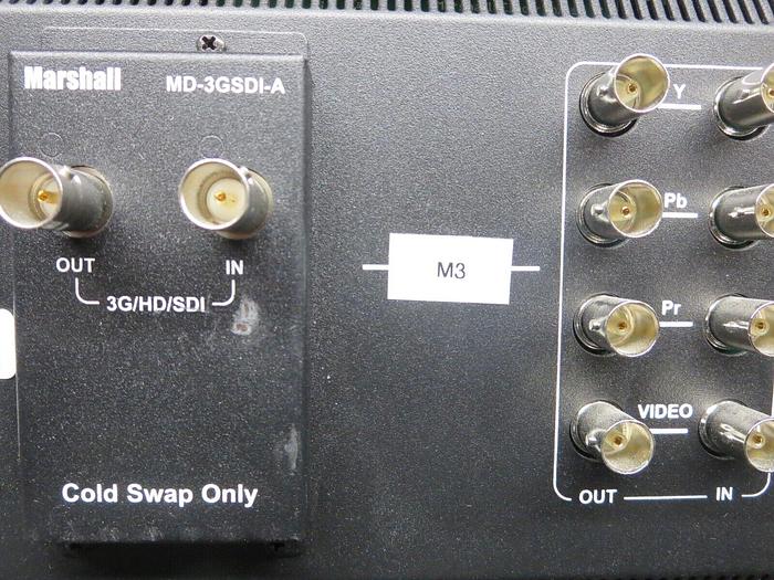 Used Marshall Electronics V-MD702 Monitor Dual Screen 7" Hi Res Rack Mount USA