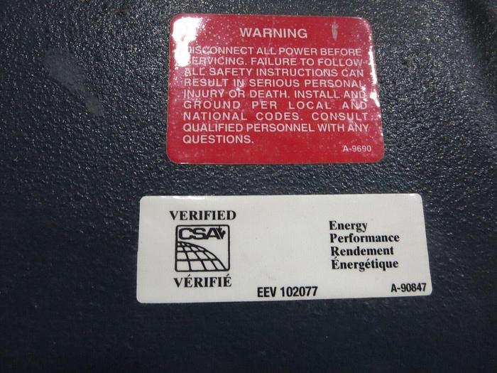 Used Marathon 8C 404TTDS6067AN A100MC2DPMA-647882 Electric Motor 100 HP Cont Duty