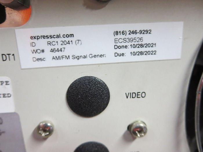 Used IFR Systems  IFR 2041 Signal Generator Avionics Low Noise 10 KHz - 2.7 GHz