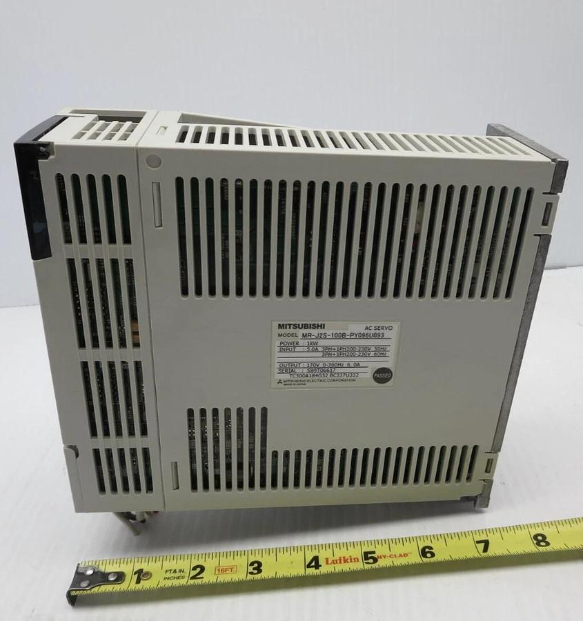 Used Mitsubishi MR-J2S-100B AC Servo Output: 170V 0-360HZ 6.0A
