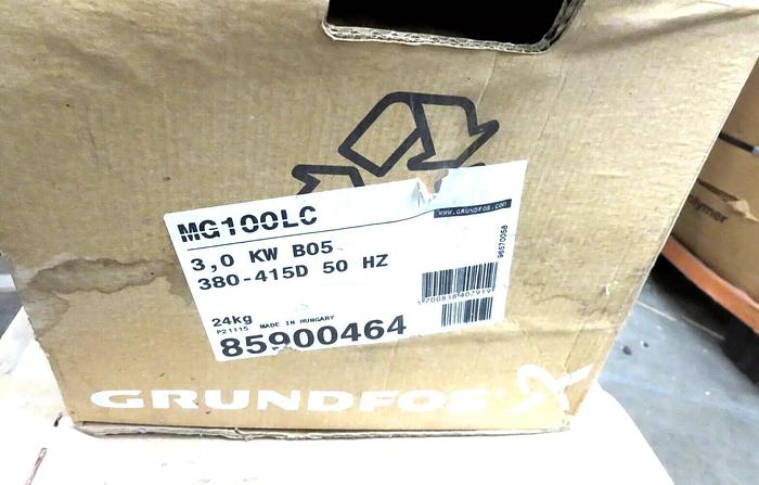 Used Grundfos MG100LC-2 Motor Electric 3.0KW 380-415DV 50HZ B05