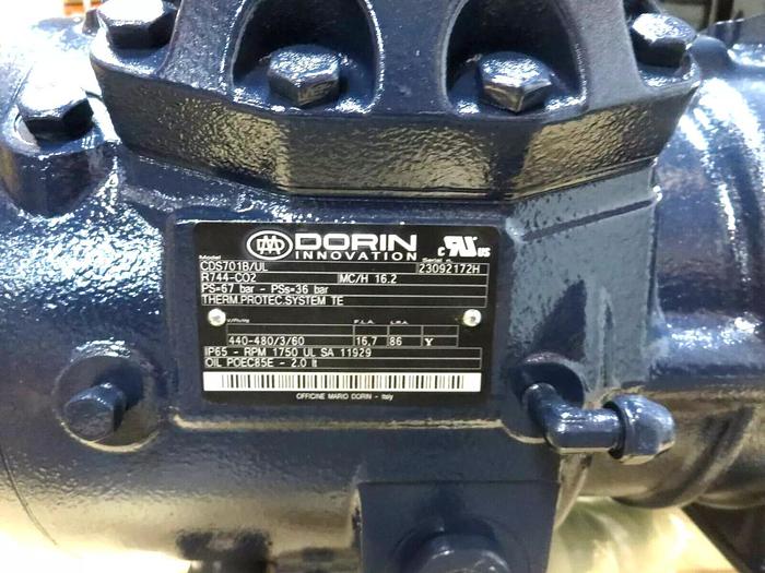 Used Dorin  CDS701B/UL (313128) Compressor CO2S 7HP 460V/3PH/60HZ