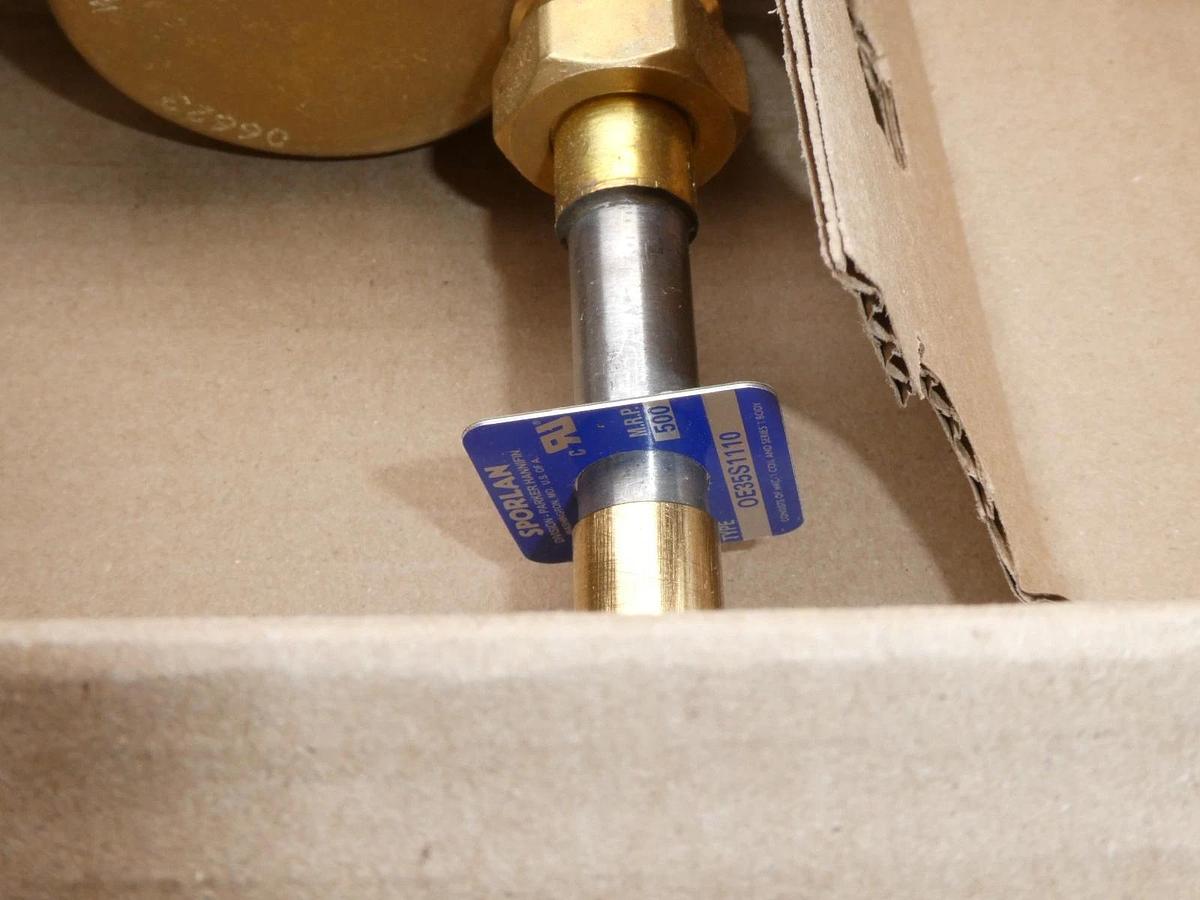 SPORLAN OE35S1110 4050-00 Solenoid valve 1-3/8" ODF "Less Coil"