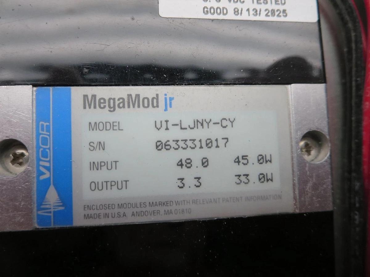 Used Vicor VI-LU4-CU-CC "FlatPac" Pwr Supply W/6 "MegaMod jr" Modules See Description