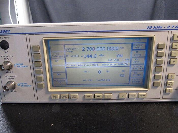 Used Marconi IFR  2051 10kHz-2.7GHz Digital/Vector Signal Generator Avioncs Opt 6 & 1