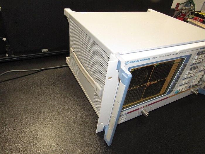 Used R&S ZVB8 (1145.1010.08) Network Analyzer 300KHz to 8GHz, 1Hz Resolution, 2 ports R&S ZVB8