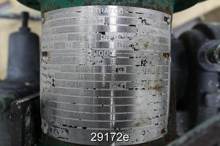 Used Fisher ED 1" Steam Control Valve #29172