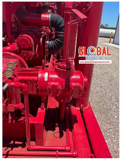 Used Item 0598 : Sullair 1350CFM / 350PSI Air Compressor & Ariel JGA-2 2-Stage Booster Combination