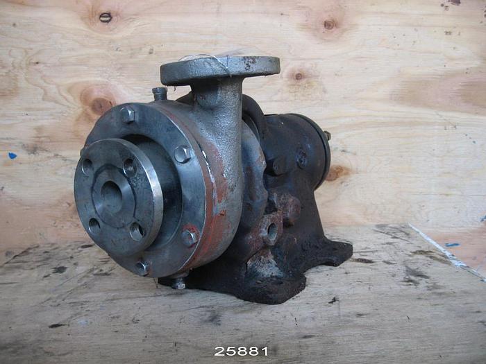Used Goulds 3199 Goulds 3199 Pump, 1X1X5, Stainless Steel Casing, 6 Vane Impeller, 5" Diameter Impeller, Stainless Steel Impeller, Stainless Steel Stuffing Box, Stainless Steel Stuffing Box, Packing #25881