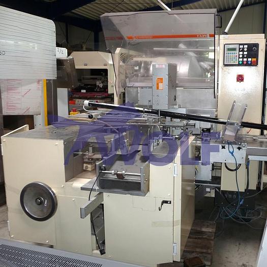 Gebraucht Tafelpackmaschine LOESCH Type LTM-GR für 100 gr. Tafeln, Baujahr 1996