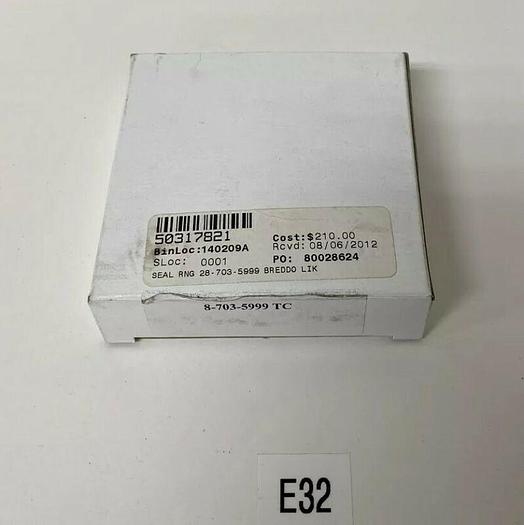 New In Box Breddo Likwifier Seal Ring 8-703-5999 TC Fast Shipping