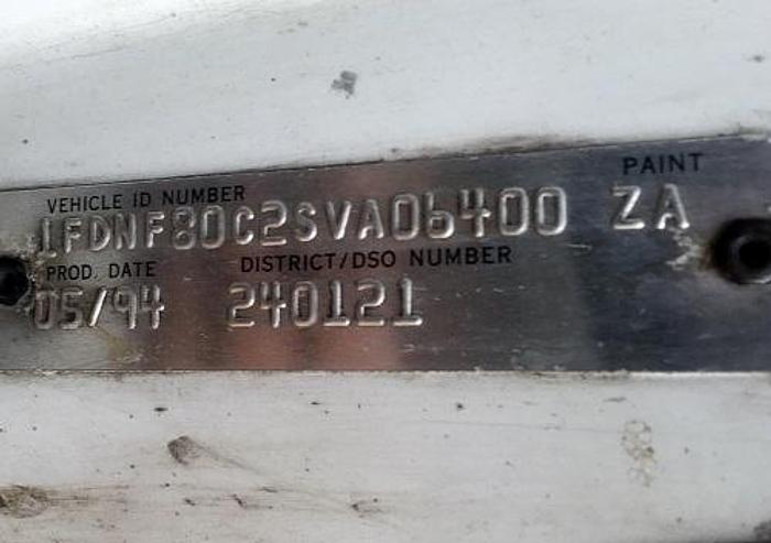 Used 1994 Catering Truck. Ford F700 chassis