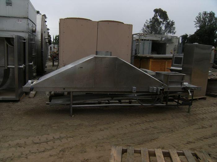 Used Conveyor, Belt, 16" x 12'6", Cooling, Plastic, Portable #S740454