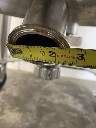 Used Precision 500 Liter Stainless Steel Insulated Mixing Tank w/ PharMix Agitator