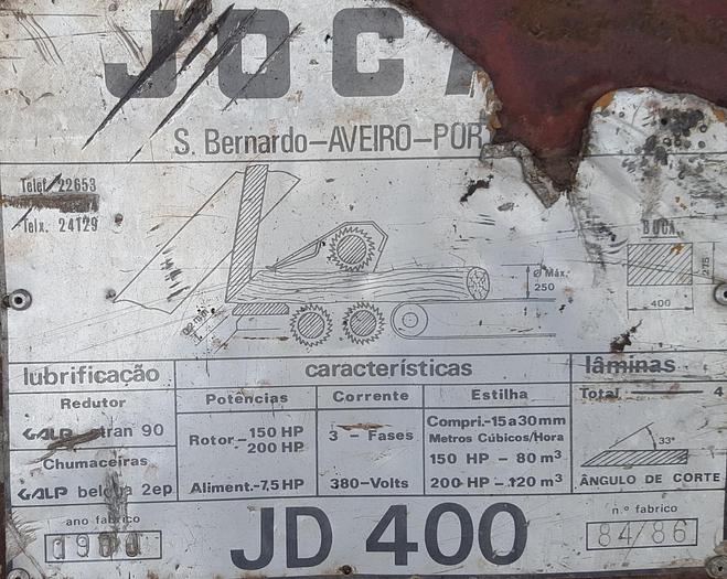 Usado Destroçador de madeira Jocar JD 400