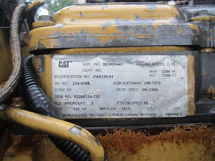 Used 2005 Sullair 900 cfm / 500 psi Air Compressor