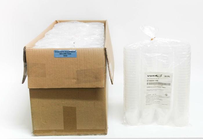 VWR 414004-146 Graduated Beakers Polypropylene Lot of 1000 NEW (5944)