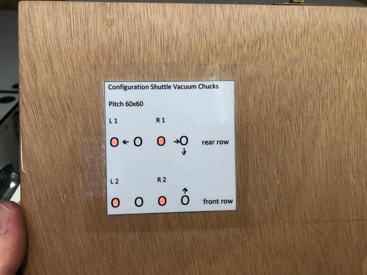 Used Multitest MT9510 Shuttle Vacuum Chucks for Change Kit 120 BGA 7x7mm