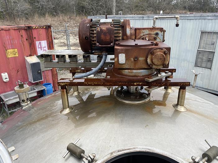 Used 1,500 GALLON CHERRY BURRELL JACKETED PROCESSOR – S/S (#9218)