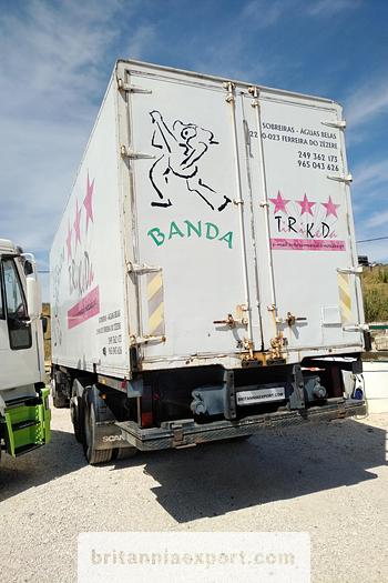 Used 1985 SCANIA P82 H 6X2 24 box lorry