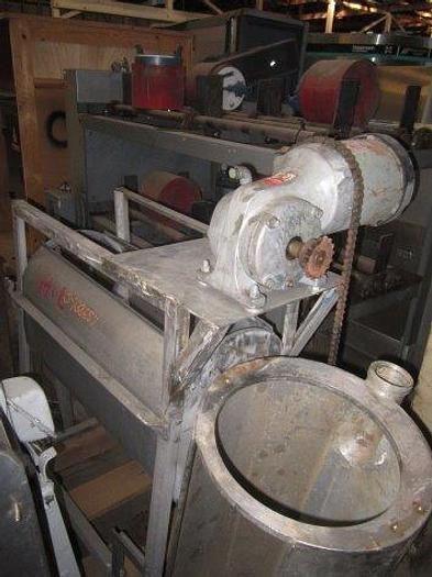 Used Pulper, Finisher, Brown, Mdl 106, 2 HP, Paddle, #S738657
