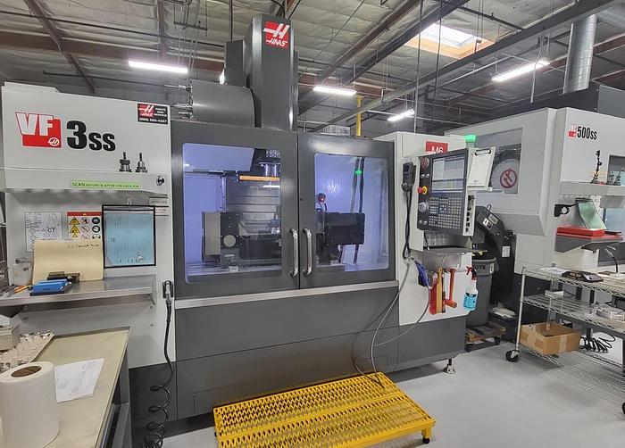 Used 2016 HAAS VF-3SS 5-Axis CNC Vertical Machining Center ***Low Hours***