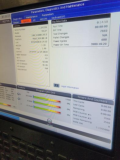 Used 2016 HAAS TM-2P CNC Vertical Machining Center