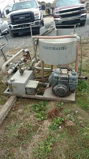 Used Grout Master Piston Pump Mixer