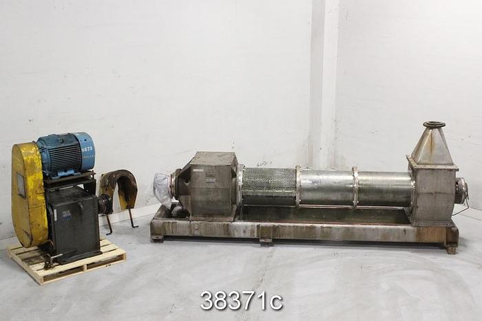 Used Thune SP45L Dewatering Screen Press, First Screen Segment 0.03125" Hole #38371