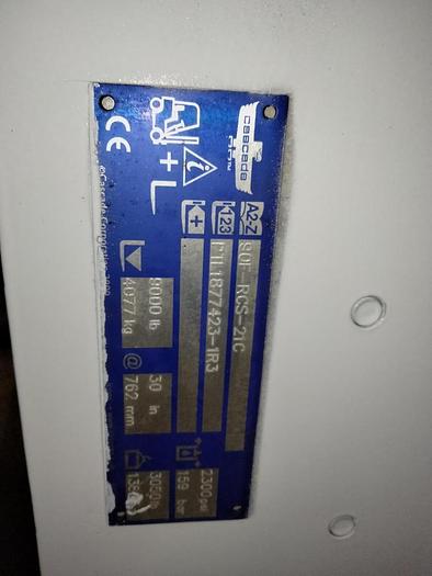 Used 12,000 POUND HYSTER S120FTPRS PAPER ROLL SPECIAL FORKLIFT WITH 60" CASCADE CLAMP