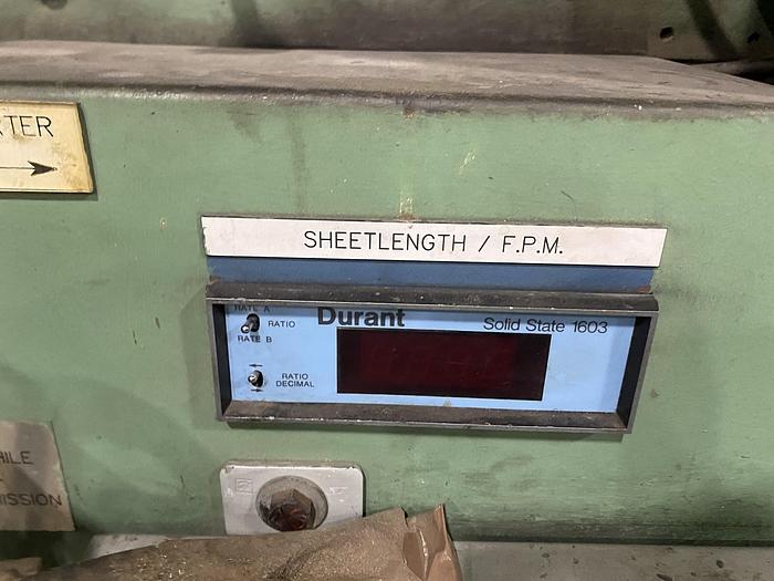 Used 50" MAXSON MSE SINGLE ROTARY KNIFE SHEETER  1994 - PENDING SALE