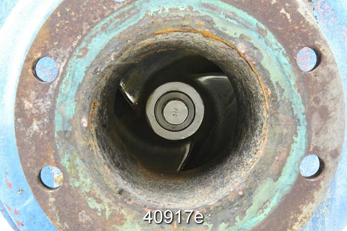 Used Goulds 3175 3x6x12, Iron Casing, 3-Vane SS Impeller #40917