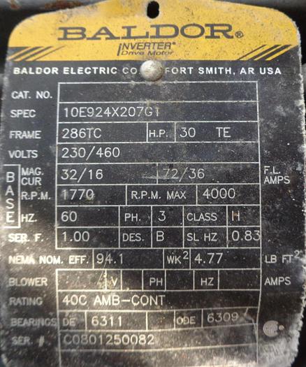 Used Pump, Positive, Waukesha, Mdl 220U2, 30 HP, 4", 316 S/st, Transfer, B #S743273