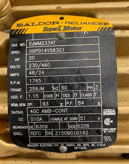 Used Goulds 4'' x 3'' Mild Steel Centrifugal Pump