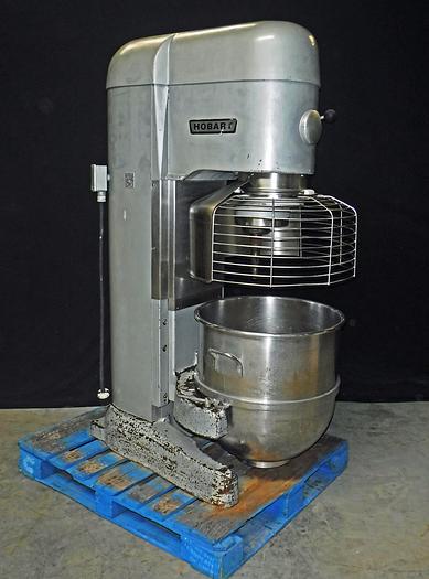 Used USED HOBART® 140-QUART MIXER WITH BOWL GUARD, MODEL V-1401