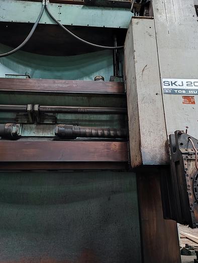 Used TOS Hulin SKJ 20A Vertical turning lathe with Digital indication