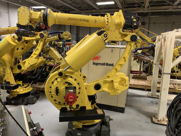 Used FANUC M900iA/600 6 AXIS CNC ROBOT WITH R30iA CONTROLLER