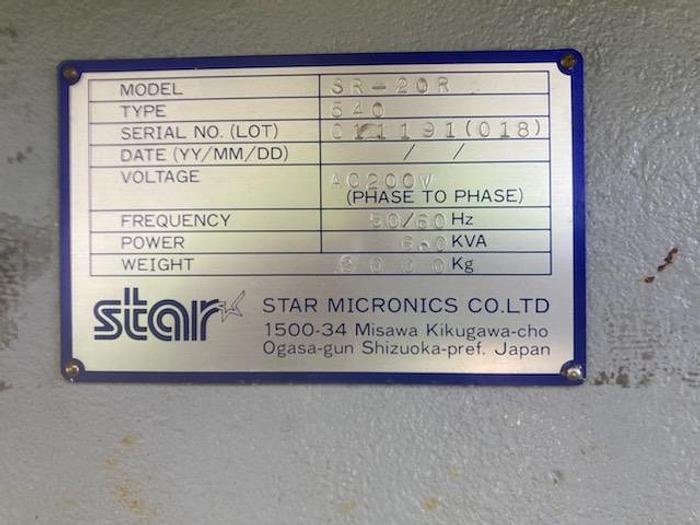 Used STAR SR-25 CNC Swiss Lathe with Bar Feeder